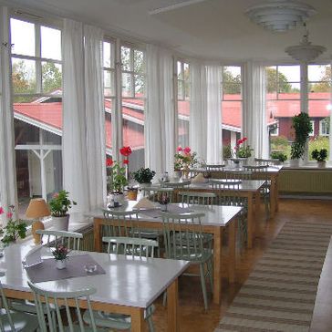 Matsal på Syninge Kursgård